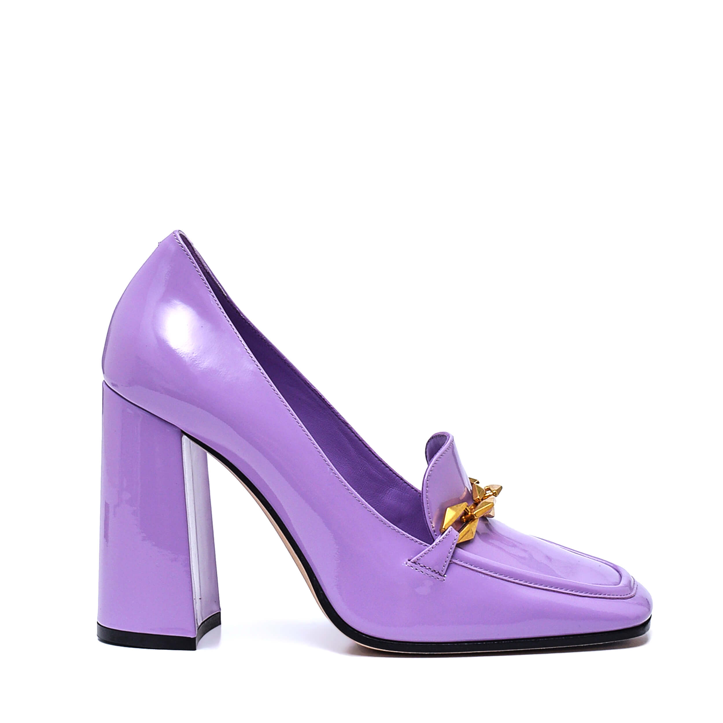 Jimmy Choo - Lilac Patent Leather Diamond Tilda 85MM Pumps / 38 